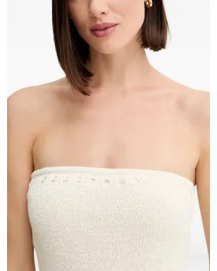 GUESS USA Leahストラップレスミディドレス - サムネイル4