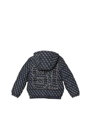 Guess Kids モノグラム刺繍のフード付きジャケット - サムネイル2