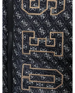 Guess Kids モノグラム刺繍のフード付きジャケット - サムネイル4