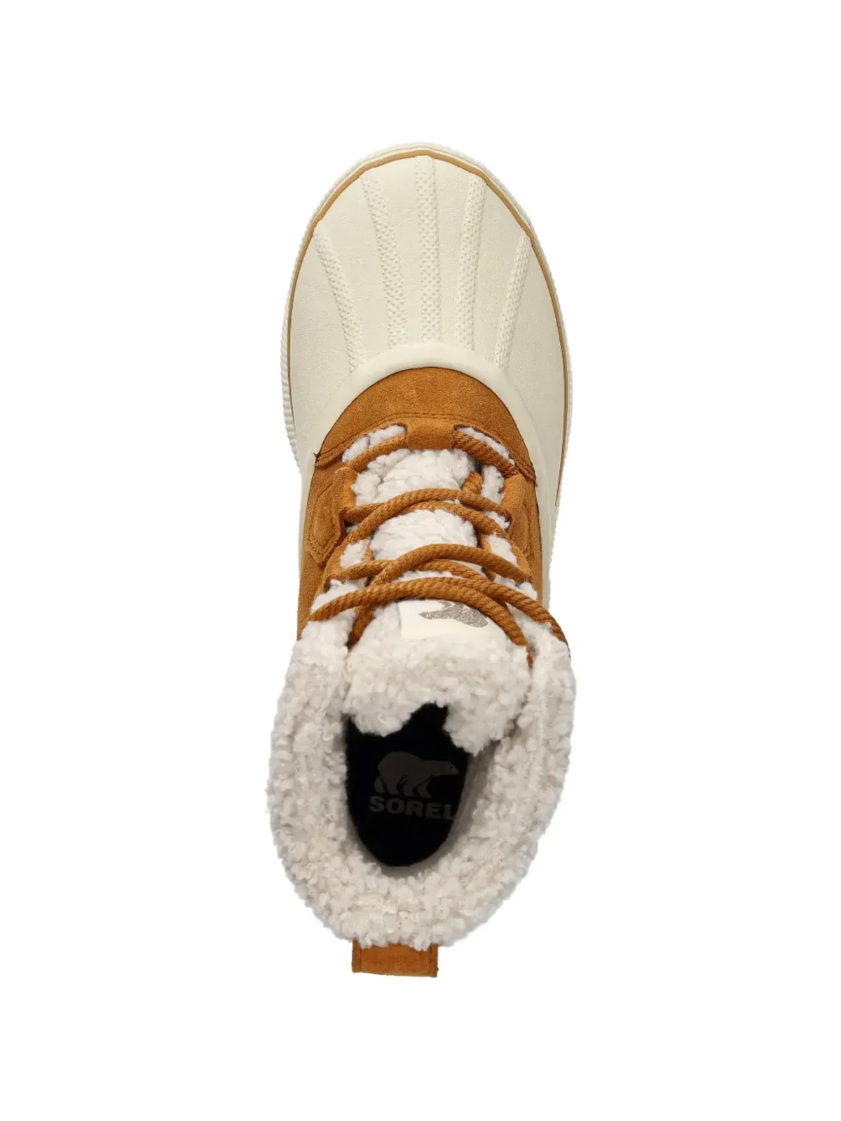 SOREL Out N About faux-fur-trim lace-up boots - Brown - 画像3