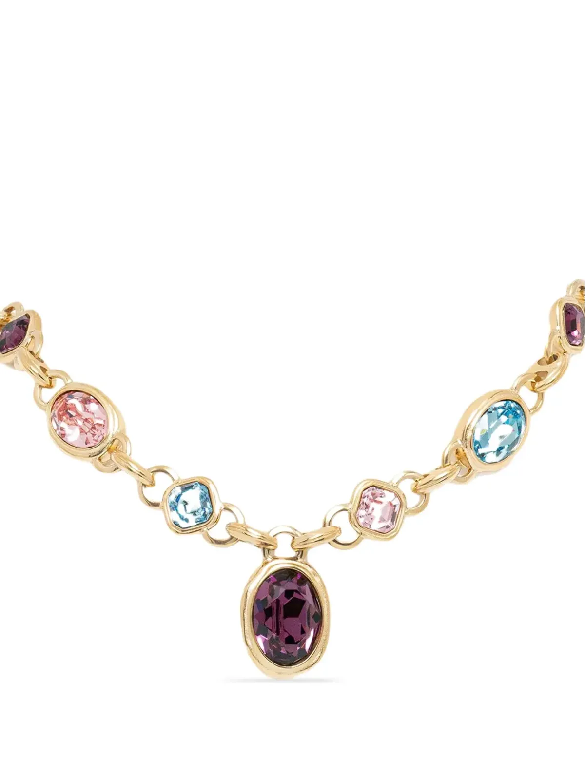 GUESS USA Mamounia オーバルペンダント ネックレス - 画像3