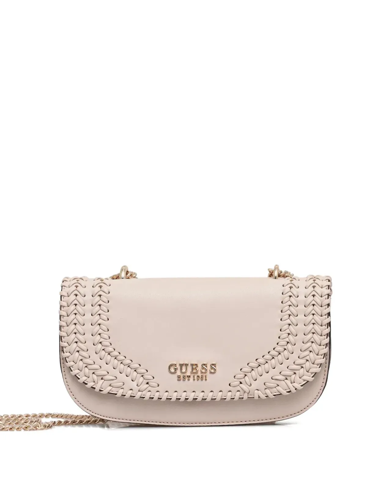 GUESS USA タタム ウーブンチェーン ミニ クロスボディバッグ - Neutrals - 画像1