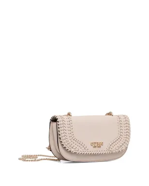 GUESS USA タタム ウーブンチェーン ミニ クロスボディバッグ - Neutrals - サムネイル3