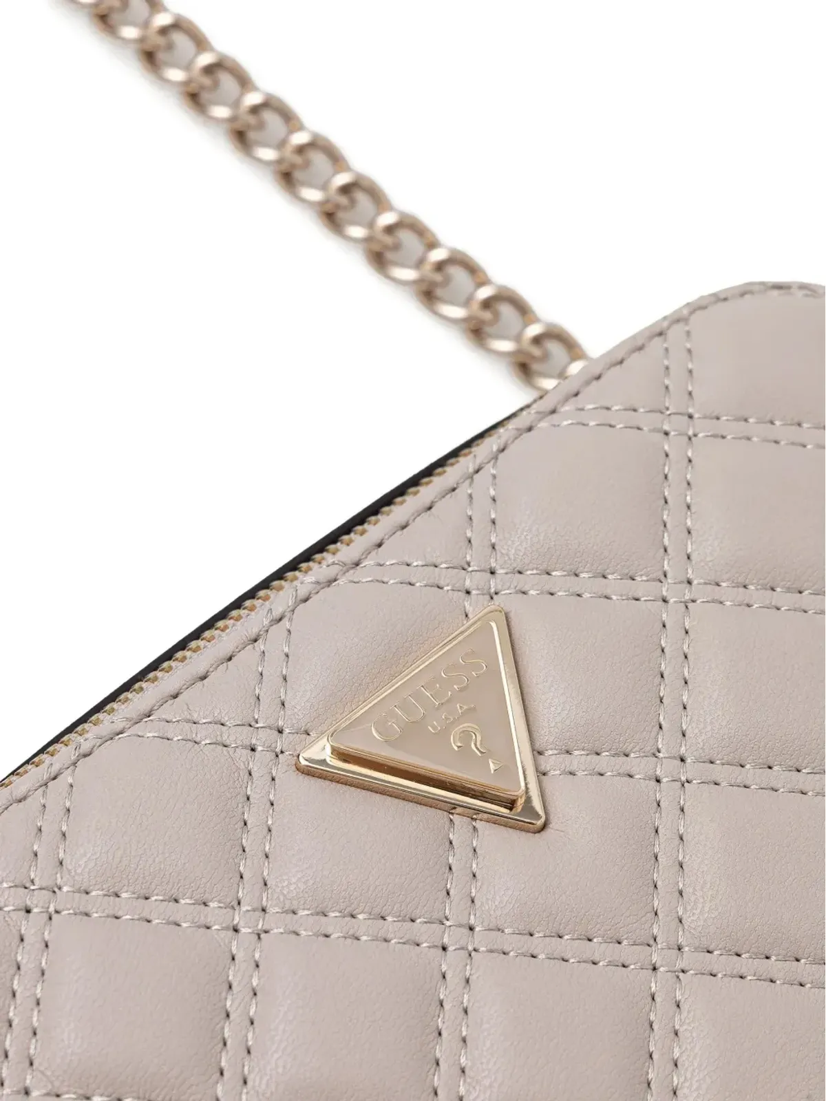 GUESS USA キルテッドチェーン・クロスボディバッグ - 画像4
