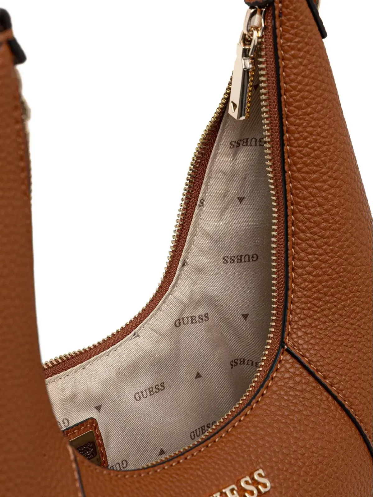 GUESS USA シボ革ジップトートバッグ - 画像4
