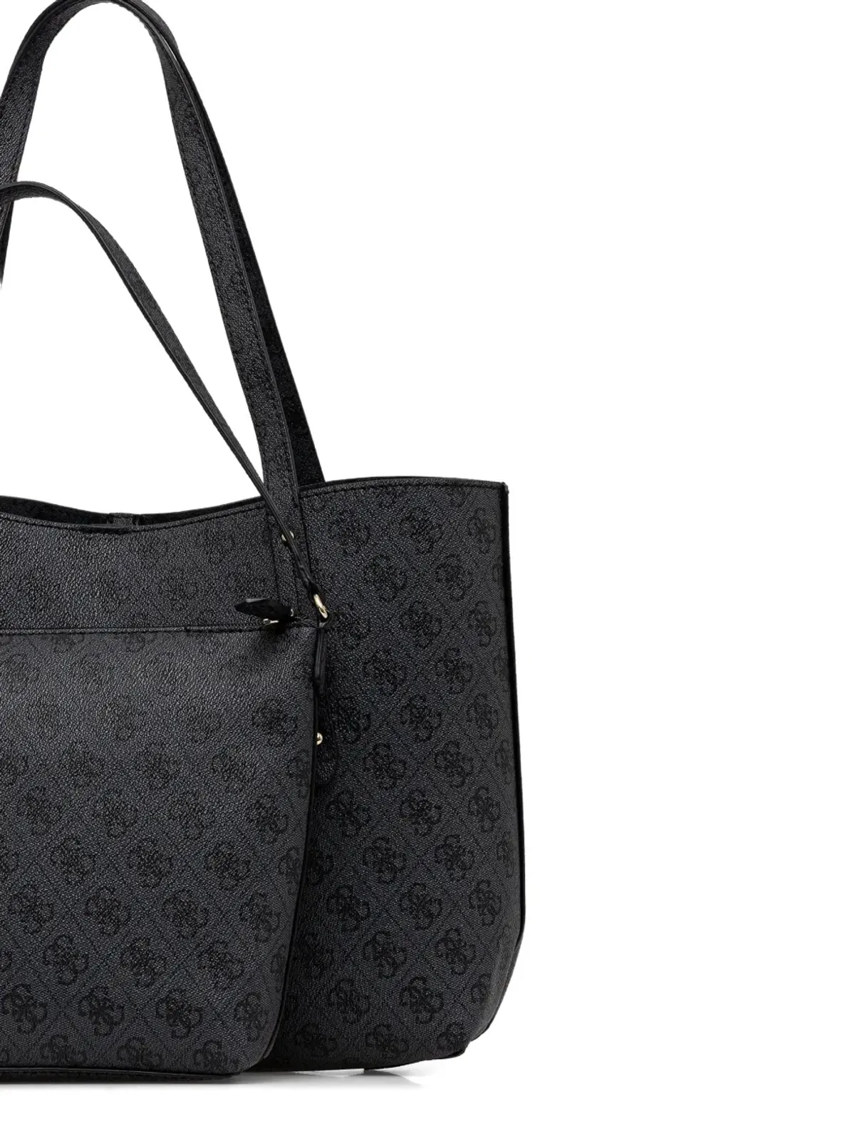 GUESS USA Brenton 4G ロゴプリント トートバッグ - 画像3