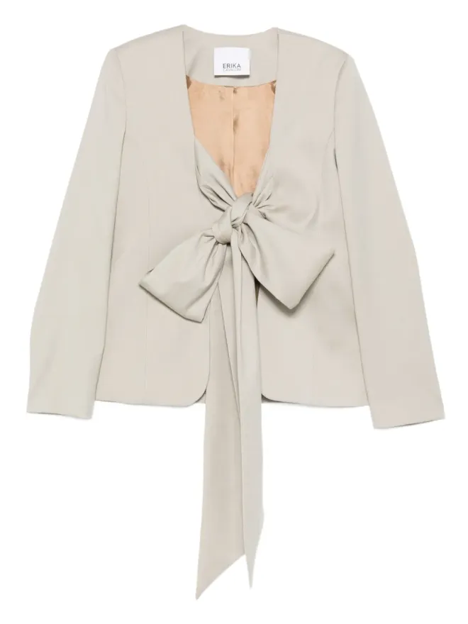 Erika Cavallini Erika Cavallini ボウタイ付きブレザーの商品画像