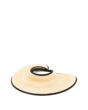 Borsalino ストロー トリム ハット - サムネイル1