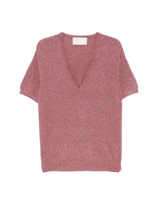 Circus Hotel VネックTシャツ - ピンク - サムネイル1