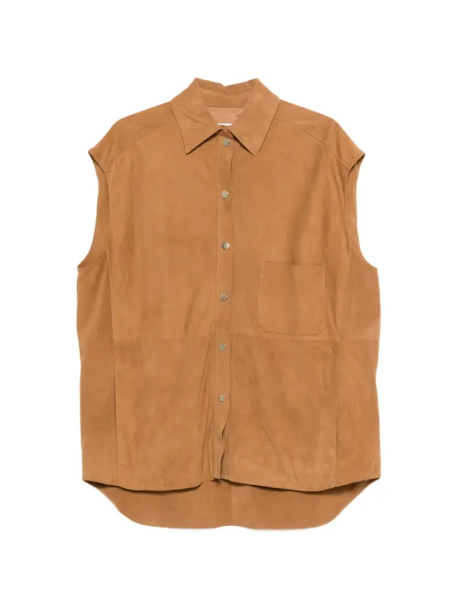 Erika Cavallini Erika Cavallini 胸ポケット付きボタン留めベストの商品画像