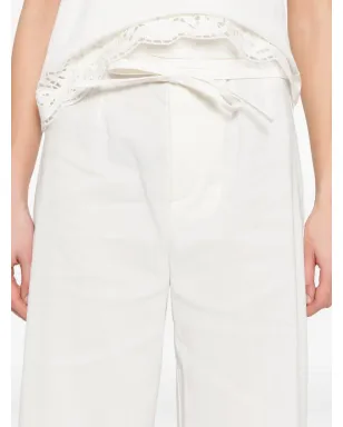 Erika Cavallini タイディテールパンツ - White - サムネイル5