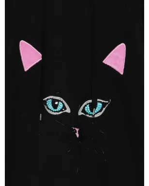 Vivetta sequin-appliqué hoodie - Black - サムネイル3