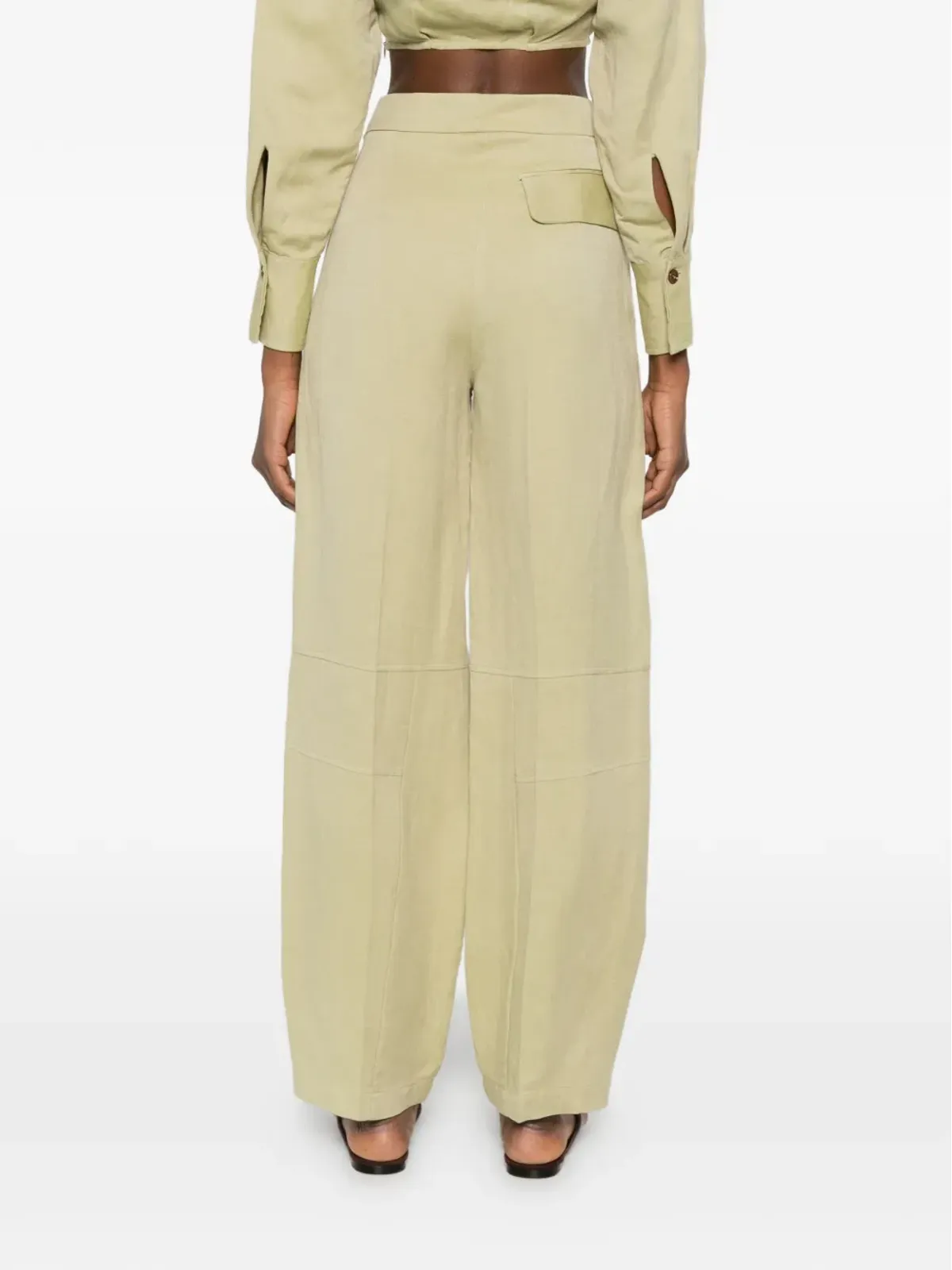 Erika Cavallini twisted skirt - Green - 画像4