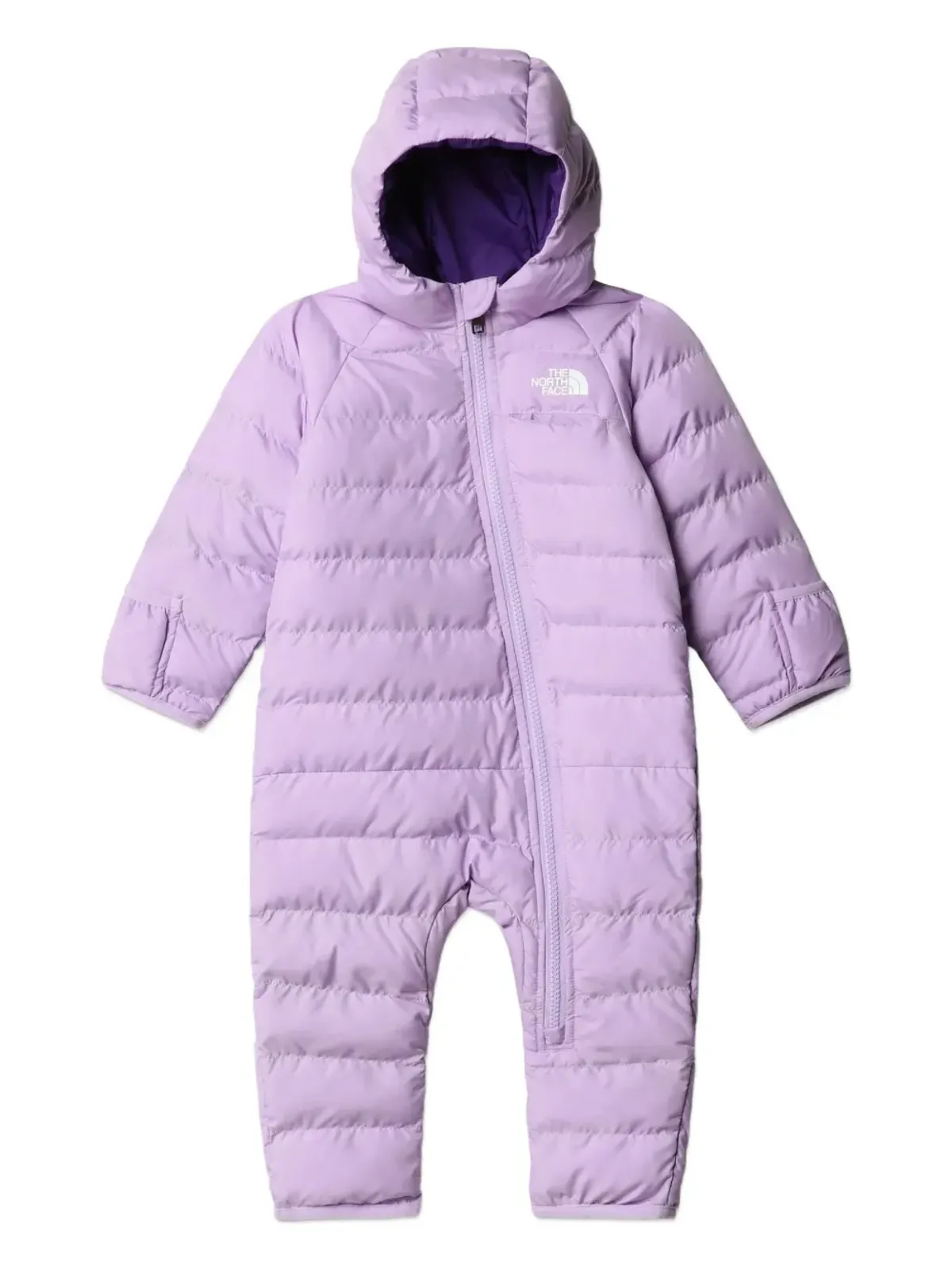 The North Face Kids ベビー ペリート フード付きジップ オールインワン - 画像1