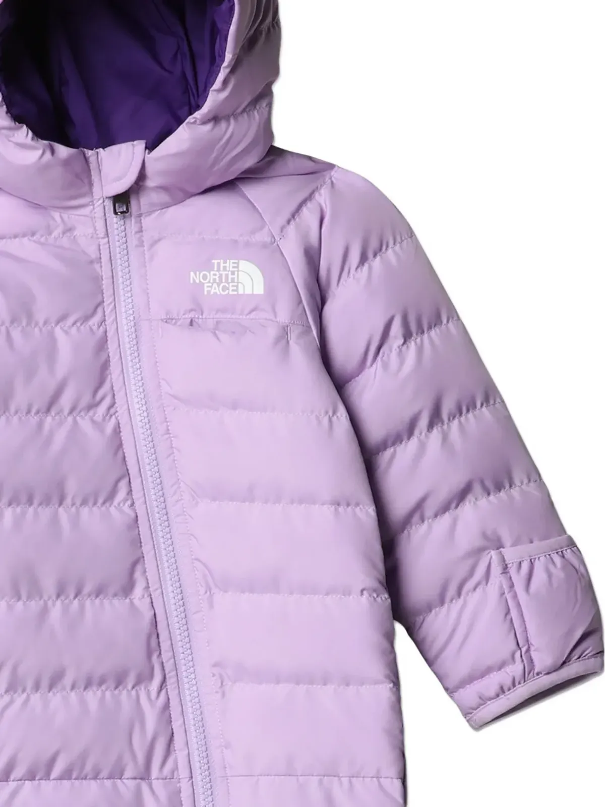 The North Face Kids ベビー ペリート フード付きジップ オールインワン - 画像3