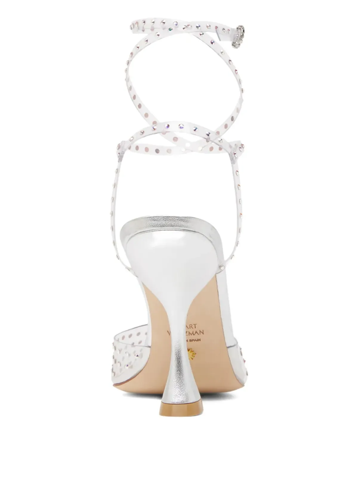 Stuart Weitzman Glam Xcurve エンベリッシュド パンプス - ホワイト - 画像3