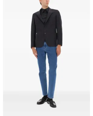 Zegna ボタン付きジャケット グレー - サムネイル2