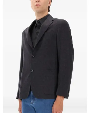 Zegna ボタン付きジャケット グレー - サムネイル3