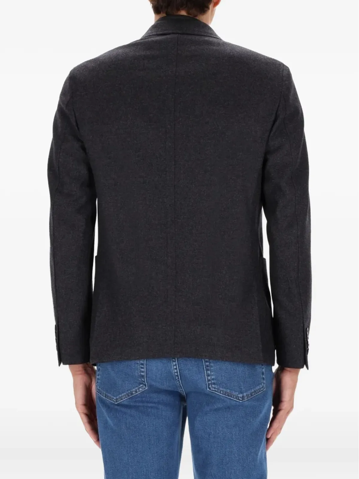 Zegna ボタン付きジャケット グレー - 画像4