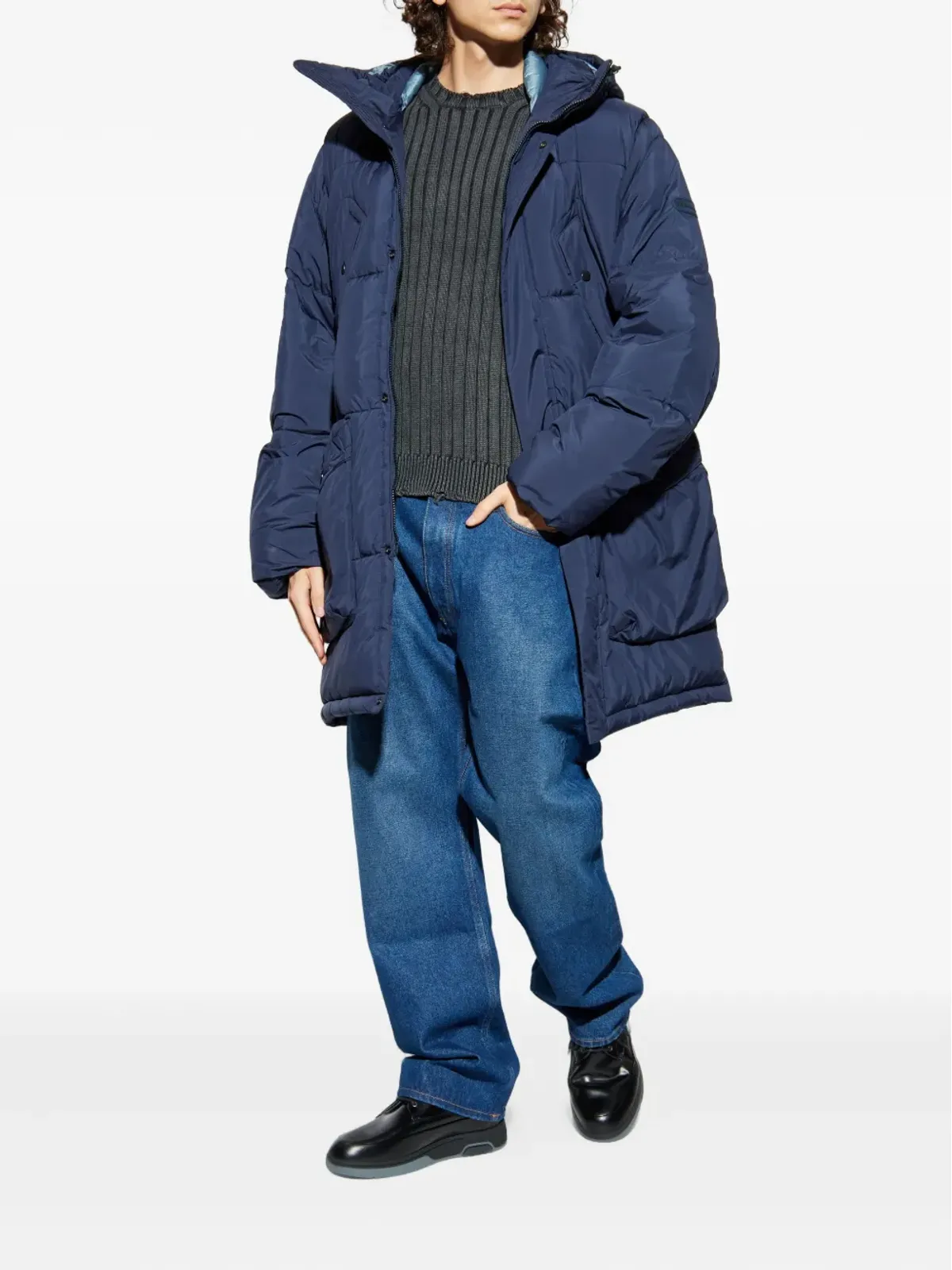 PS Paul Smith フード付きパディッドパーカコート - 画像2