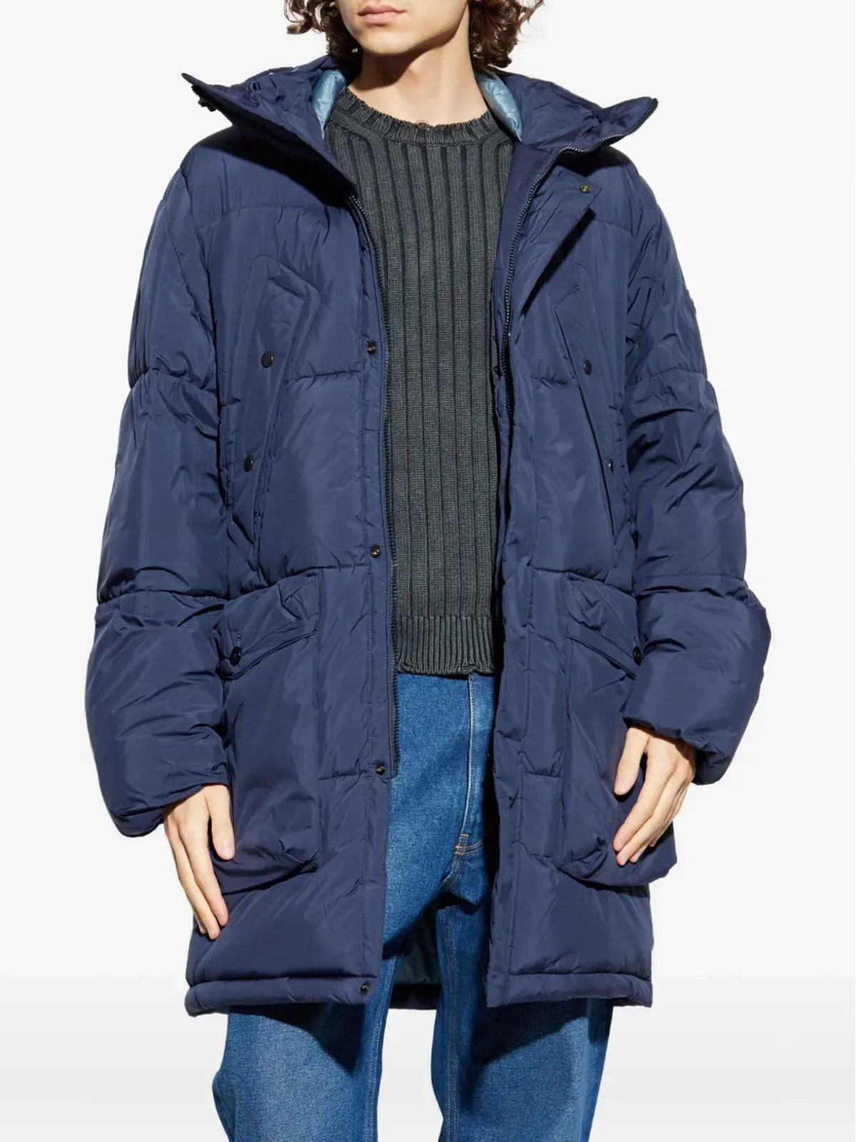 PS Paul Smith フード付きパディッドパーカコート - 画像3