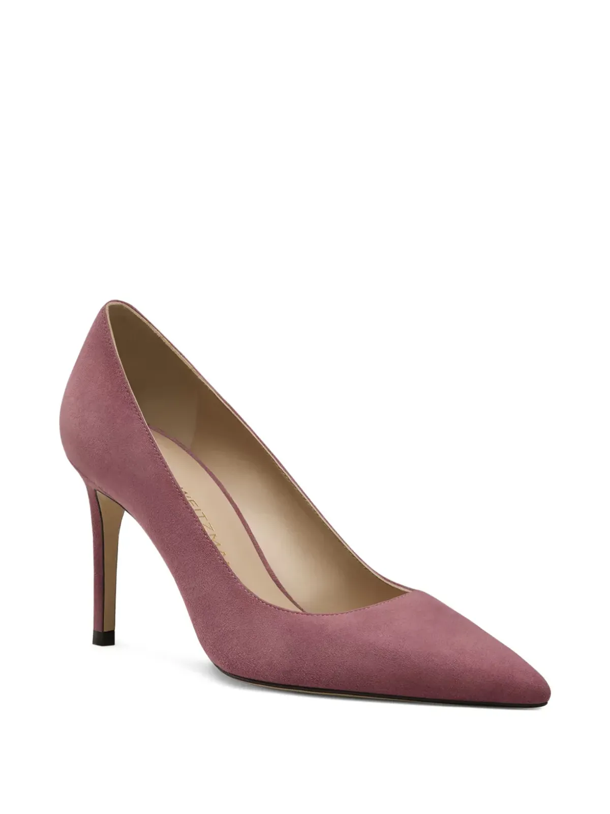 Stuart Weitzman 85mm Stuart Power pointed-toe pumps - Pink - 画像2