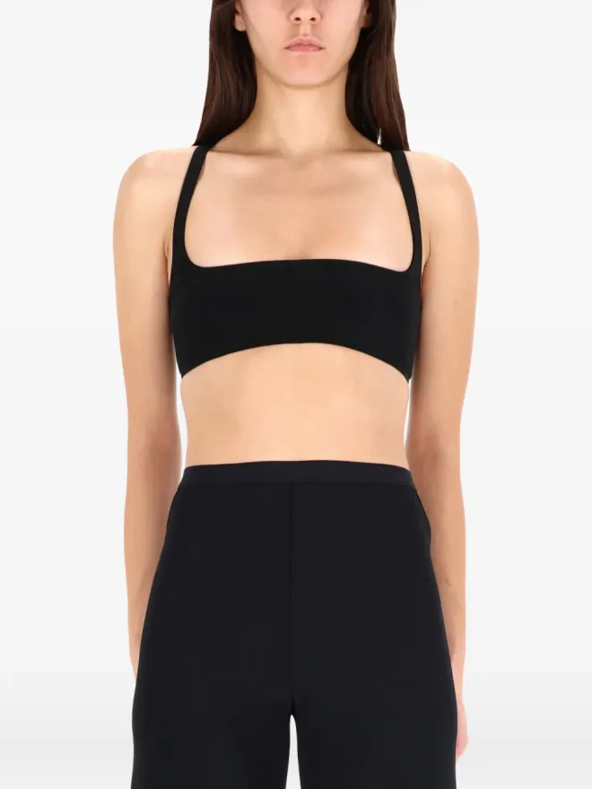 Rick Owens Lilies Rick Owens Lilies スクエアネック クロップドトップの商品画像