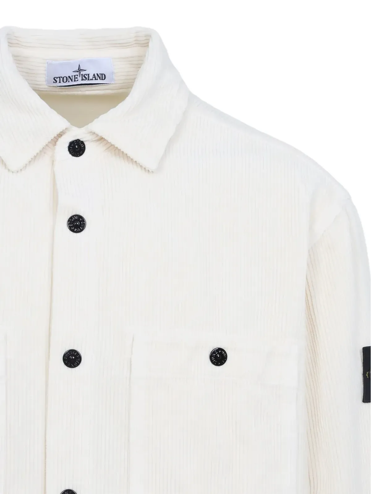 Stone Island ボタン留めコーデュロイシャツ - 画像3