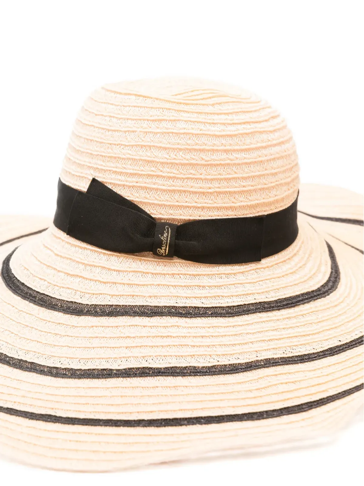 Borsalino ストライプリボンハット - 画像3