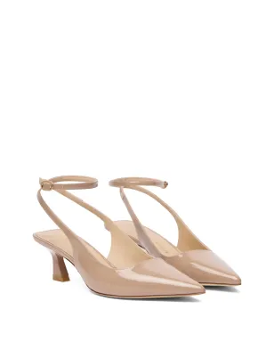 Stuart Weitzman 50mm Vinnie アンクルストラップ・スカルプチュアルヒールパンプス - サムネイル2