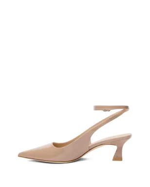 Stuart Weitzman 50mm Vinnie アンクルストラップ・スカルプチュアルヒールパンプス - サムネイル4