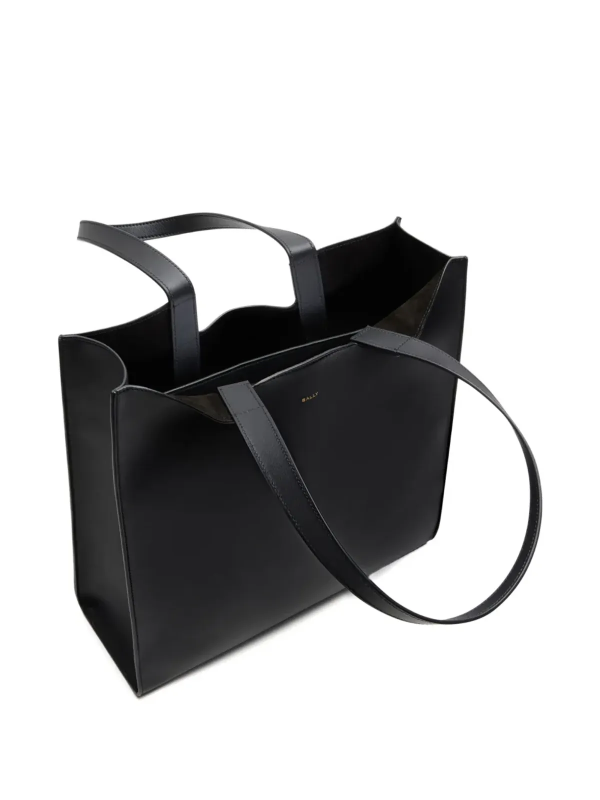 Bally イージーレザーショルダーバッグ（ブラック） - 画像5