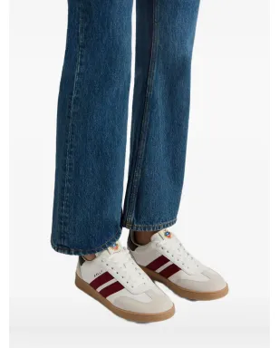 Bally レトロ クレスト ストライプ レザー スニーカー - サムネイル5
