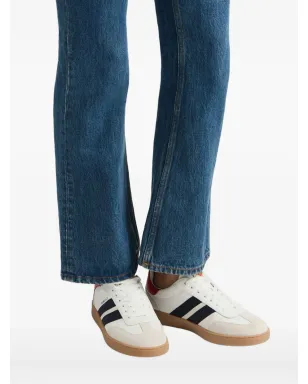 Bally レトロ・クレスト ストライプレザー スニーカー - サムネイル5