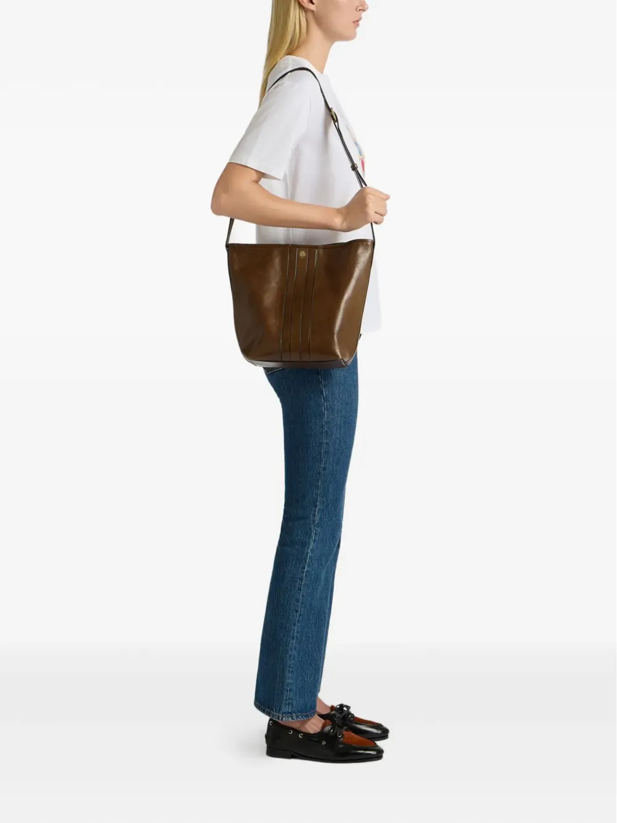 Bally Beckett レザーショルダーバッグ - 画像2