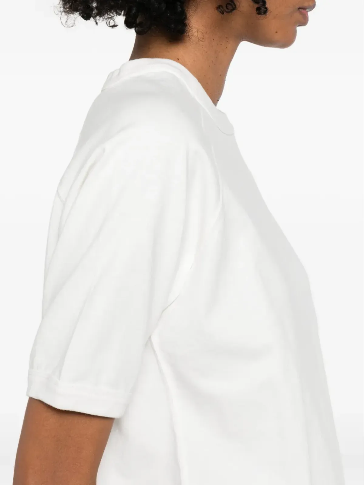 Mhl By Margaret Howell ラグランスリーブTシャツ（ホワイト） - 画像5