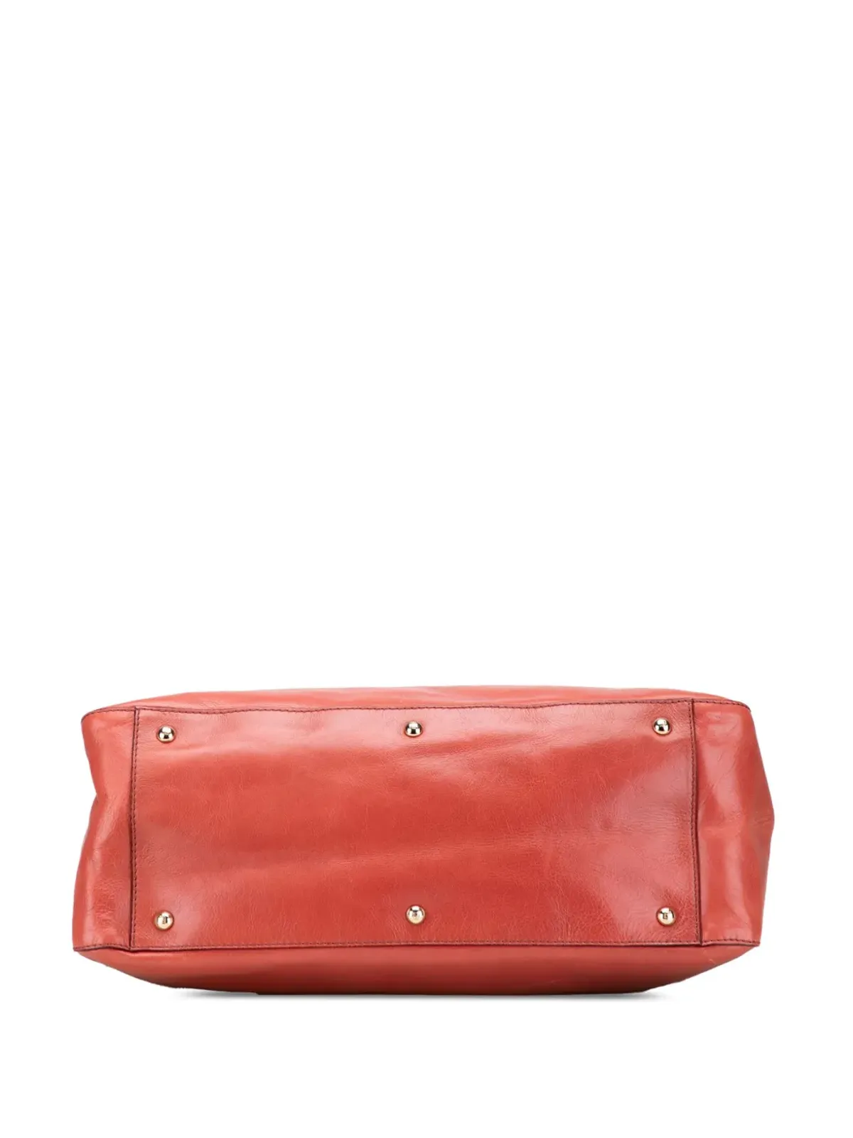 Fendi Pre-Owned ラージレザー ツインズ トート サッチェル - 画像4