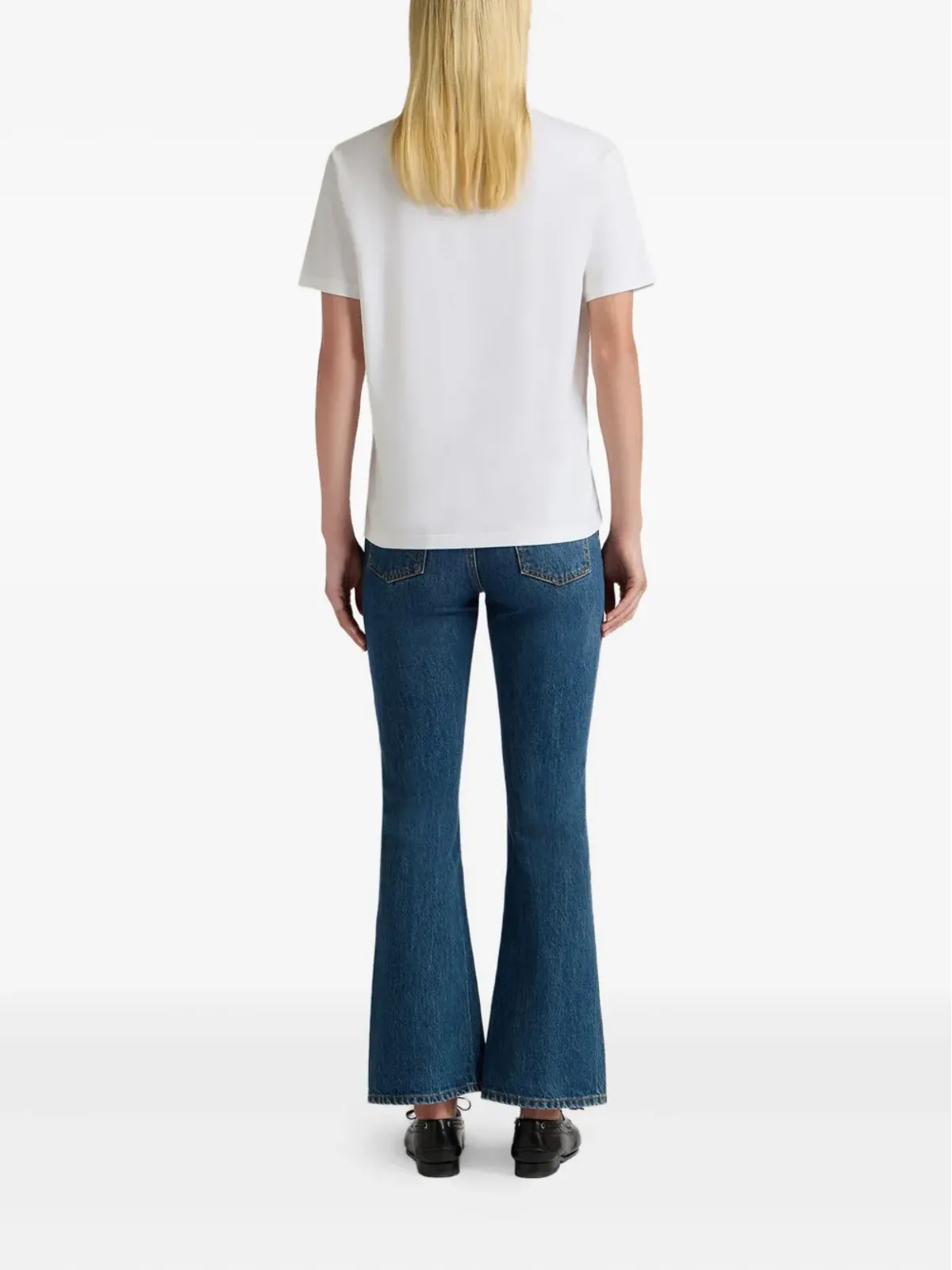 Bally crest-print cotton T-Shirt - White - 画像4