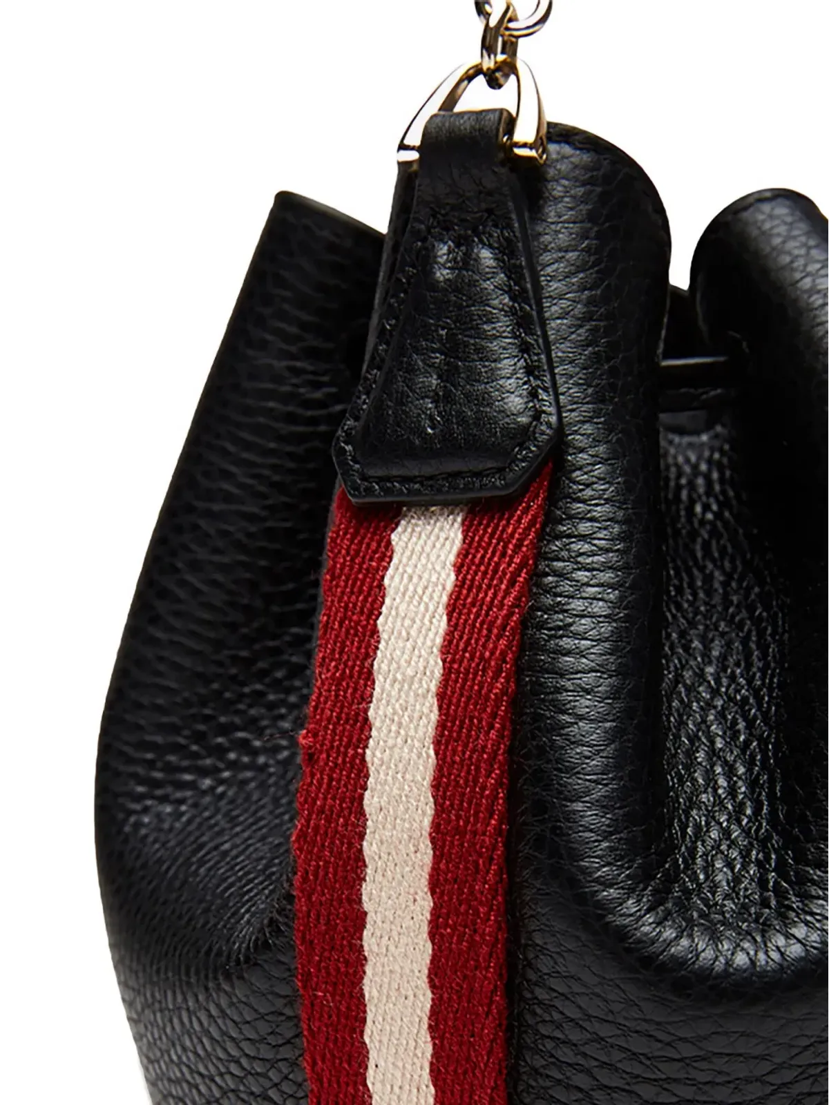 Bally グレインドレザー バケットバッグ - ブラック - 画像4