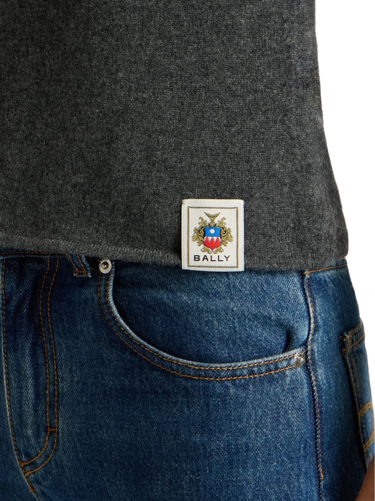 Bally ロゴパッチTシャツ - 画像5