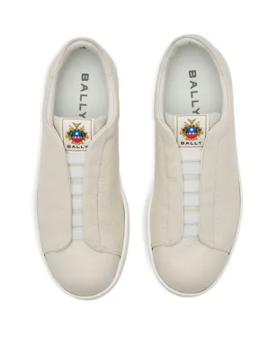 Bally ベージュ グレインドレザー レトロクレスト スニーカー - サムネイル3