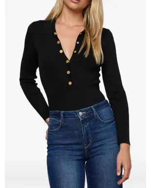 L'Agence Elisabetta knit bodysuit - サムネイル2