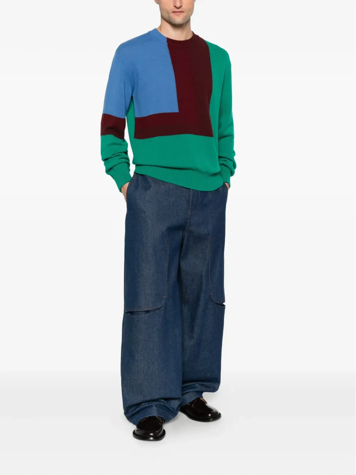 LOEWE カラーブロックセーター - 画像2