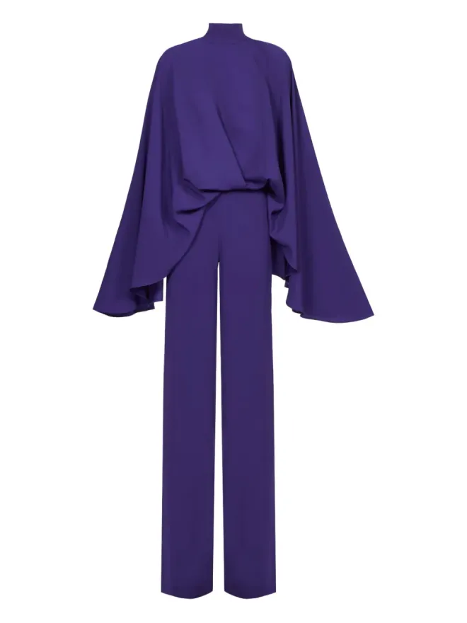Taller Marmo Taller Marmo Eolia high-neck jumpsuit - Purpleの商品画像