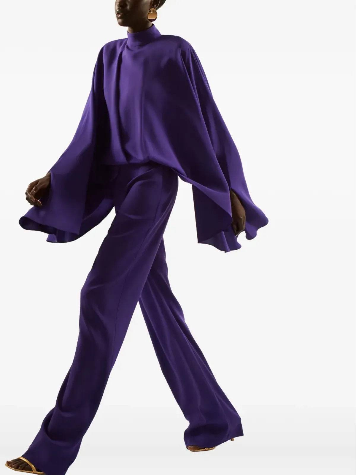 Taller Marmo Eolia high-neck jumpsuit - Purple - 画像5