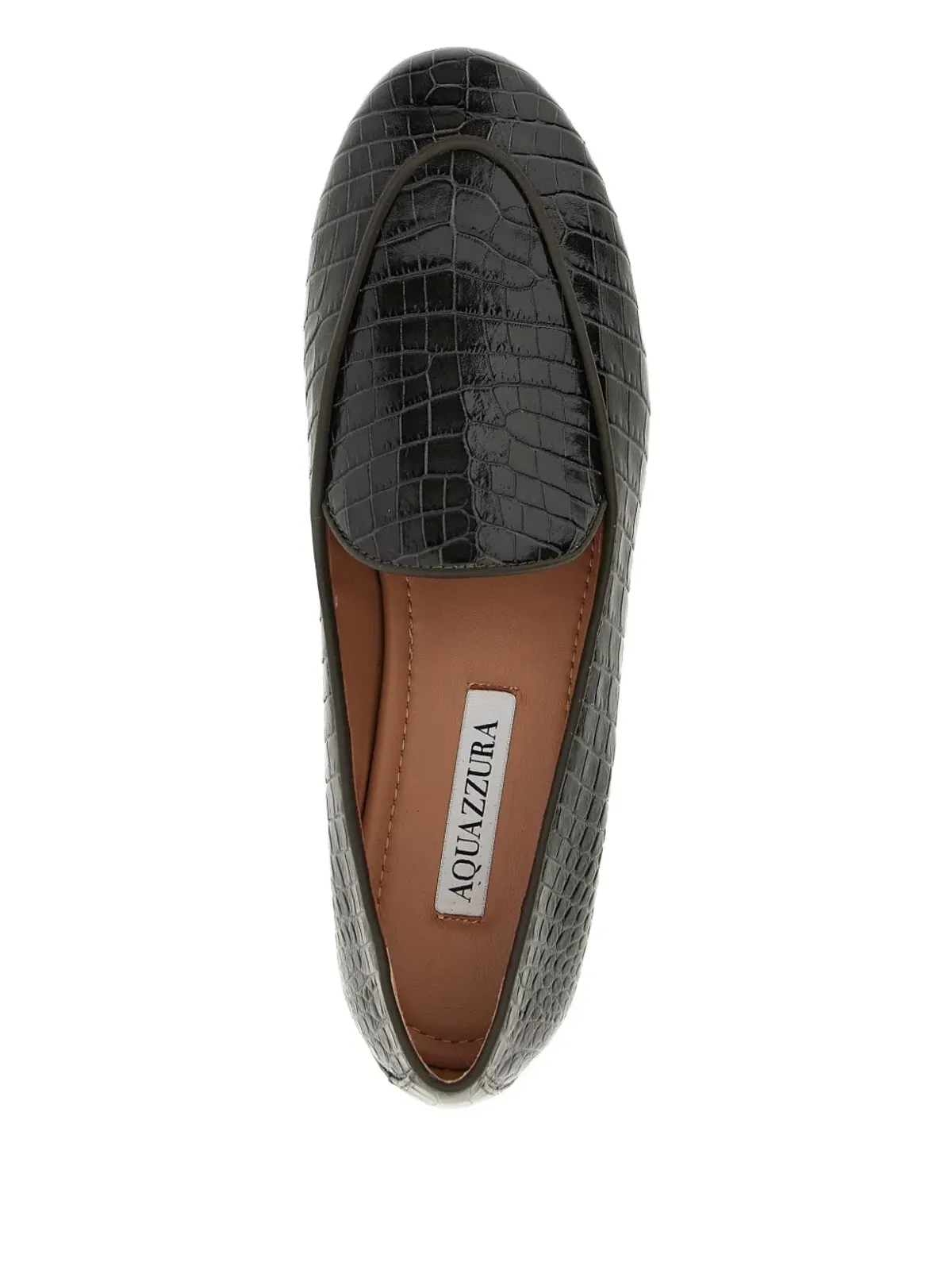 Aquazzura Guanto leather loafers - Black - 画像3
