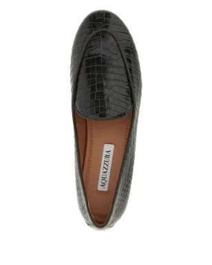 Aquazzura Guanto leather loafers - Black - サムネイル3