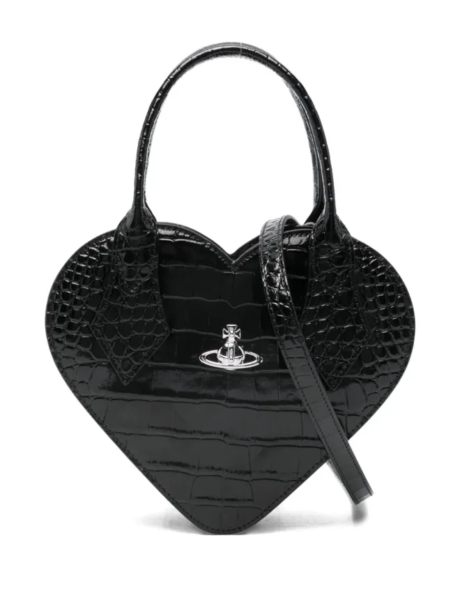 Vivienne Westwood Vivienne Westwood ジョセフィン ハート トートバッグ ブラックの商品画像