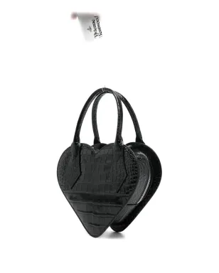 Vivienne Westwood ジョセフィン ハート トートバッグ ブラック - サムネイル3