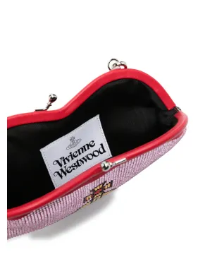 Vivienne Westwood Belle heart-frame ホットフィックス トートバッグ - Red - サムネイル5